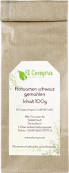 Flohsamen schwarz gemahlen - 100g